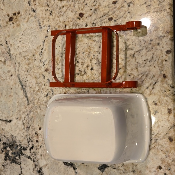 Godinger Christmas Sleigh Salad Bowl NWT - Picture 5 of 10